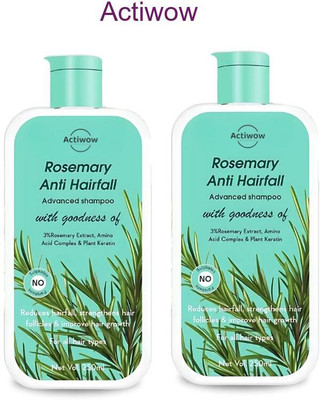 ACTIWOW Rosemary Shampoo For Nourishing Roots and Reducing Fall A001(500 ml)