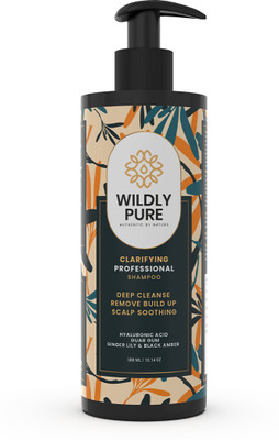 Wildly Pure Clarifying Shampoo for Build Up| Non-drying| Reverses Hard Water, Metal Damage(300 ml)