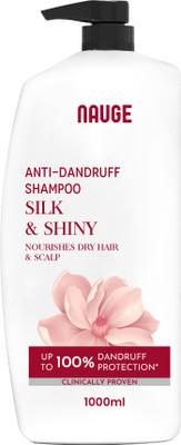 Nauge Anti Dandruff Silk And Shiny Shampoo(1 L)