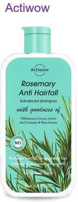 ACTIWOW Rosemary Shampoo For Restoring Softness and Reducing Hair Loss(300 ml)