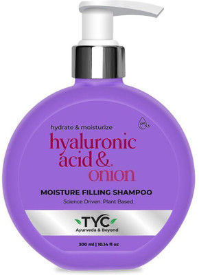 Tyc Hyaluronic Acid and Onion Ayurvedic Moisture Filling Shampoo With Conditioner(300 ml)