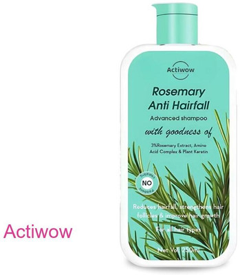 ACTIWOW Rosemary Shampoo For Boosting Hair Growth and Reducing Thinning(300 ml)