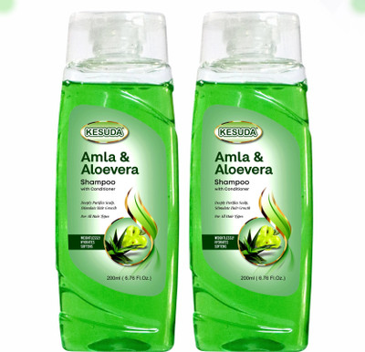 KESUDA Amla Alovera Premium shampoo for better hair care(400 ml)