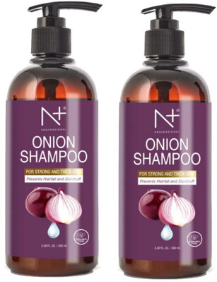 N PLUS PROFESSIONAL Onion Shampoo 300ml Pack of 2(600 ml)
