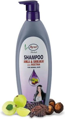 Ayur Herbal Shampoo Amla & Shikakai With Reetha 500 ML(500 ml)