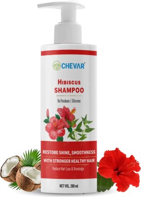 Chevar Hibiscus Damage Repair Shampoo With Hibiscus & Curry Leaves for Strong & Hair(200 ml)