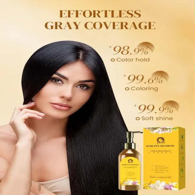 Gantavya Long lasting hair dye shampoo for Remove Dandruff Good Hair(250 ml)