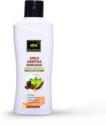 NTN Amla Areetha Shikakai Herbal Shampoo With Aloevera(415 ml)