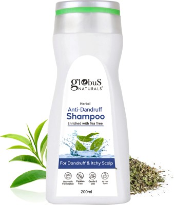 Globus Naturals Anti Dandruff Shampoo, Suitable For All Hair Types(200 ml)