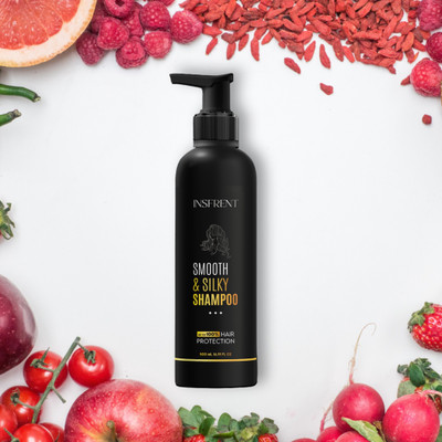 insfrent Smooth and Silky, Hair Smoothening Shampoo With 2 in 1 Formula(500 ml)