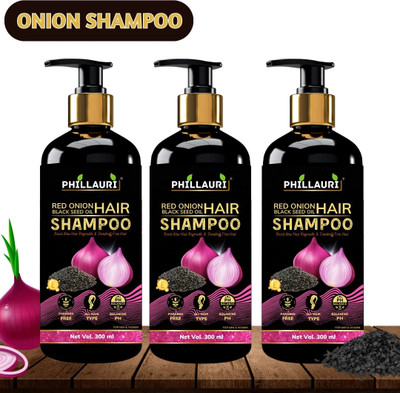 Phillauri Onion Shampoo|Hair Growth|Hair Fall Control|Damage Repair shampoo(900 ml)