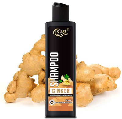 QUAT Get Dandruff solution & Promotes Hair growth with Pure Ginger shampoo(250 ml)