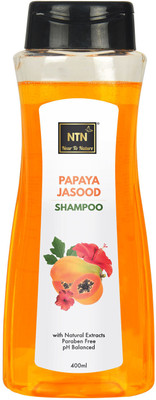 NTN Papaya Jasood Shampoo With Lemoon Extact with Natracts Paraben Free pH Balanced(400 ml)