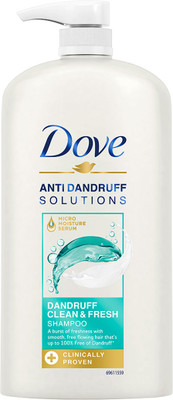 DOVE Clean & Fresh Hair Shampoo to Prevent Dandruff(1000 ml)