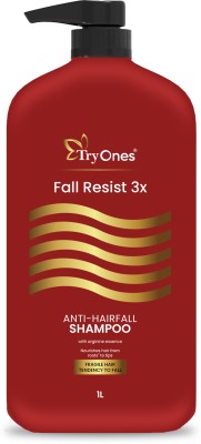 Tryones Anti-Hair Full Shampoo -Fall Resist Nourishes Hair for Strength and Vitality(1 L)