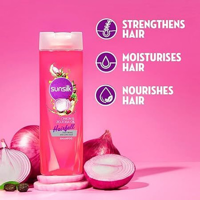 SUNSILK Onion & Jojoba Oil Hairfall Shampoo 370mls(370 ml)