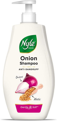 Nyle Naturals Anti Dandruff Onion ShampooFor Dandruff Free Hair Onion & Fenugreek(800 ml)