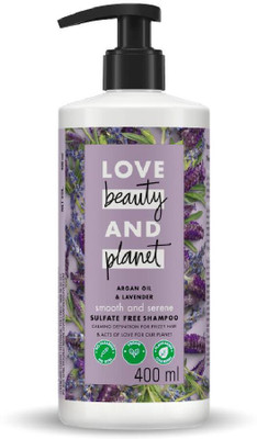 Love Beauty And Planet Argan Oil and Lavender Sulfate Free Smooth and Serene Shampoo(400 ml)