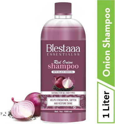 blestaaa essentialss Onion & Collagen Anti-Hairfall Shampoo | New & Improved Formulation(1 L)