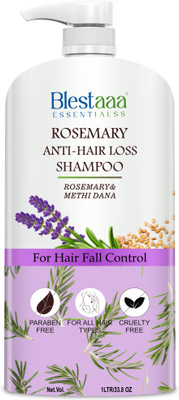 blestaaa essentialss Rosemary Anti-HairFall Shampoo with Rosemary & Methi Dana for Reducing Hair Fall(1 L)