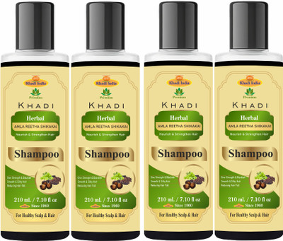 Premium Khadi Natural Amla Reetha Sikakai Shampoo(840 ml)