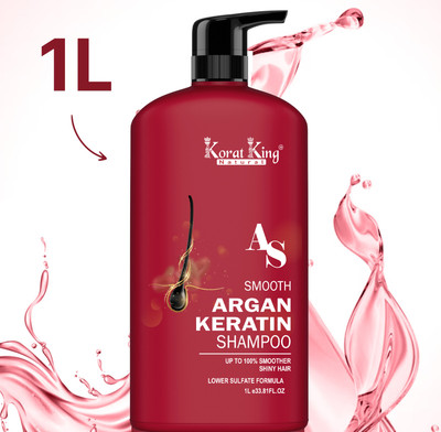 KORAT KING Keratin & Biotin Shampoo | With Keratin and Argan Oil | Sulphate Free(1000 ml)