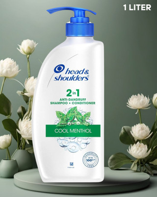 Head and Shoulders 2 in 1 anti dandruff cool menthol shampoo(1 L)