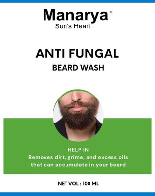 Manarya Sun's Heart Anti Fungal Tea Tree Beard Wash With Calendula & Witch Hazel(100 ml)