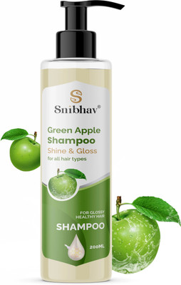 Snibhav Green Apple Shine & Glow Shampoo & Conditioner | For Glossy Healthy Hair(200 ml)