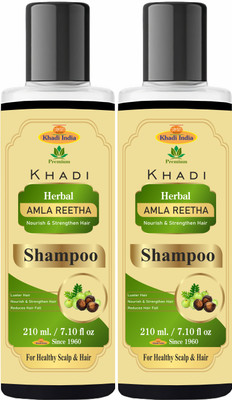 Premium Khadi Natural Amla Reetha Shampoo(420 ml)