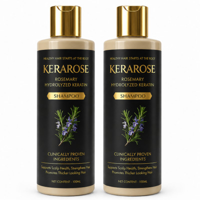 KERAROSE Rosemary Hair Growth Shampoo for Stronger Hair, Reduced Hair Fall & Scalp Care(200 ml)