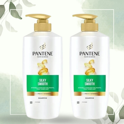 PANTENE Hair Science Silky Smooth Shampoo with Vitamin E (650 ml) 009(650 ml)