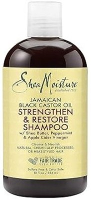 Shea Moisture Jamaican Black Castor Oil Strengthen, Grow And Restore Shampoo, 13 OZ(384 ml)