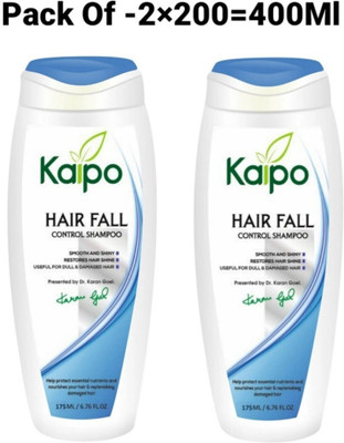 KAIPO Pure & Primium Hair Fall Control Shampoo [ 2x200=400ml] ( Pack Of 2)(400)