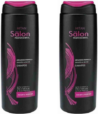 HITAN SALON PROFESSIONAL ADVANCE FORMULA SMOOTH & SHINE SHAMPOO PACK OF 2 EACH 200 ML(400 ml)