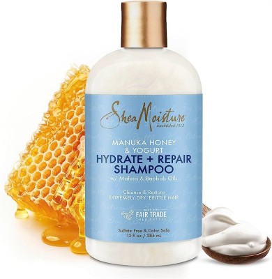 Shea Moisture Hydrate & Repair Moisture Shampoo for Damaged Hair Manuka Honey 13 oz(384 ml)
