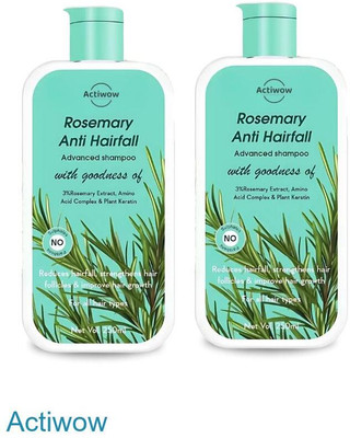 ACTIWOW Rosemary Shampoo For Adding Strength and Reducing Hair Thinning A001(500 ml)
