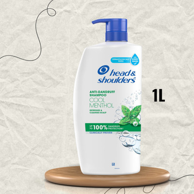 Head and Shoulders Menthol Anti Dandruff Shampoo for Women & Men(Cool G)(1 L)