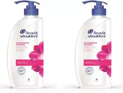 HEAD & SHOULDERS ANTI DANDRUF SMOOTH SILKY SHAMPOO 650ML X 2 (1.3 L)