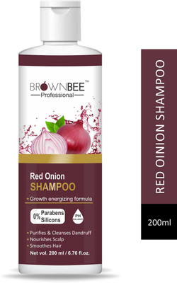 brownbee Red Onion Black Seed Oil Shampoo with Red Onion Seed Oil Extract(200 ml)