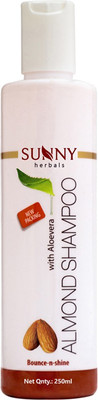 Sunny Herbals Almond Shampoo with Aloevera(250 ml)