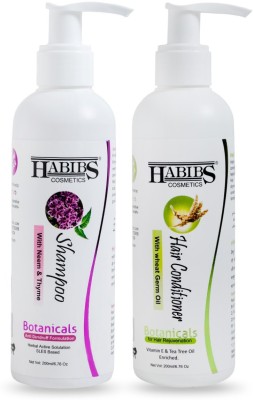 Habibs Anti-Dandruff shampoo combo Pack (Shampoo 200ML and Conditioner 200ML)(400 ml)