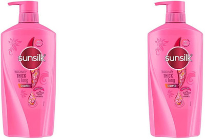SUNSILK PINK LUSCIOUSLY THICK LONG SHAMPOO 650G SET OF 2(1300 ml)