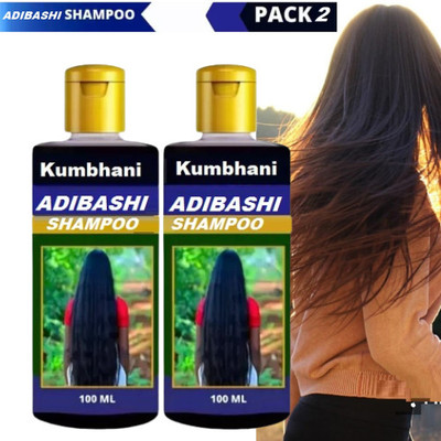 Kumbhani Adibashi Anti-Dandruff Shampoo and Smooth Hair(200 ml)