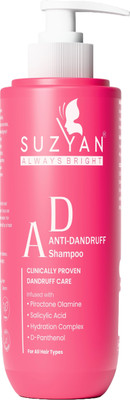 suzyan Anti Dandruff Shampoo | 250ml | Sulfate & Paraben Free(250 ml)