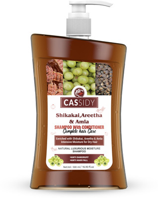 Cassidy Shikakai Shampoo for Anti hairfall and Anti-dandruff (500 ml)(500 ml)