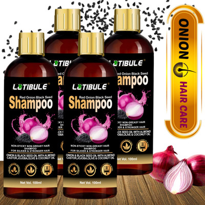 Latibule Black Seed onion Shampoo, helps in Reverses greying of hair(400 ml)