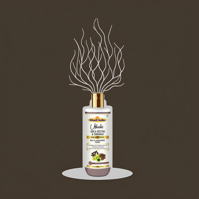 Utkrisht Khadi Amla Reetha Shikakai Hair Cleanser for Smooth Hair Roots(200 ml)