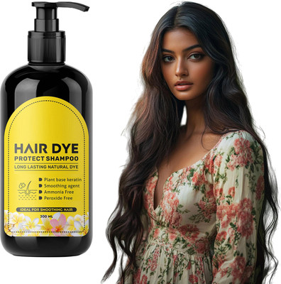 BKF Hair Color Shampoo With Flower Extract & Keratin(300 ml)