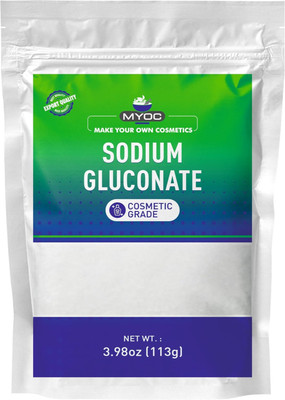 Myoc Sodium Gluconate Cosmetic Grade Chelating & Stabilizing Agent for Personal Care Formulations(113 g)